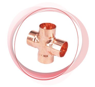 Copper Pipe Cross